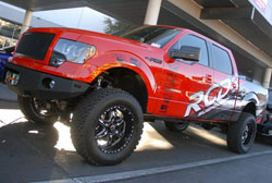 For one of their feature vehicles RCD displayed the new 2013 Ford F-150 with the RCD 6” suspension system