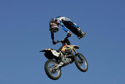 Haslam makes incredibly tough and risky freestyle tricks appear like air-ballet