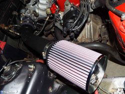 1994 Honda Civic owned by Shawn Nichols uses a K&N clamp-on performance air filter.