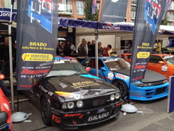 Dennis van der Prijt and five other teams entertained over 600,000 fans at the Rotterdam City Racing Drift Show.