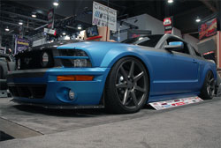 This 2005 Ford Mustang got a lot of attention in the TMI SEMA booth