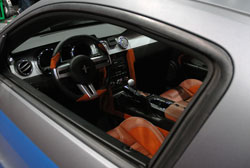The interior of this TMI 2005 Ford Mustang was a sight to see at SEMA