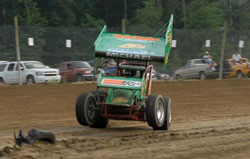 Driver Curt Michael did precisely what was needed to win the championship Cayuga County Fair Speedway in Weedsport, New York.