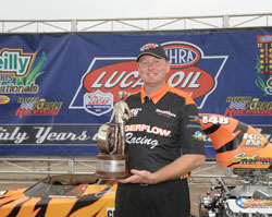 Tommie Phillips wins the NHRA Spring Nationals in Houston, Texas