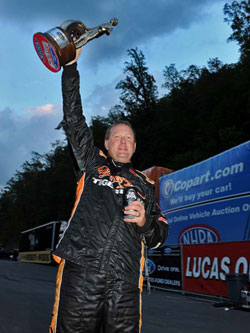 Tommy Phillips got his 23rd NHRA National Event win during the NHRA Thunder Valley Nationals in Bristol, Tennessee.