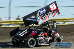Tony Gualda recently kicked off his second season in the Restricted class of Micro Sprint racing at the Lemoore Raceway in Lemoore, California. (Photo by bryanlugo.com)