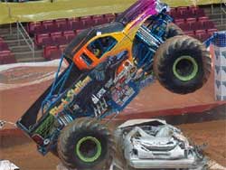 Michael Vaters at the Thunder Nationals Series Monster Jam