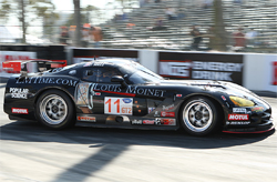 Primetime Race Teams Dodge Viper has a V10 engine and was developed for the ALMS GT2 Class