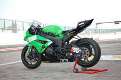 Team Sigma MBR competes on Kawasaki ZX6R's, and for 2011 they will be sponsored by K&N.