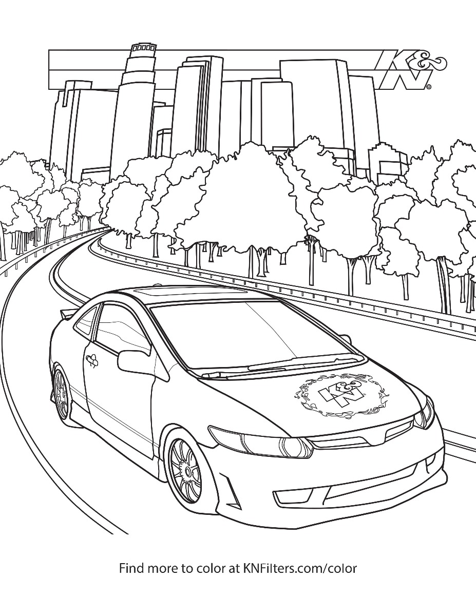 Download K&N Printable Coloring Pages for Kids